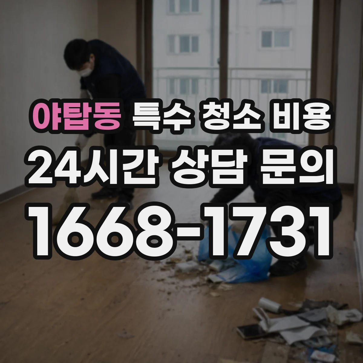 야탑동 특수 청소 비용