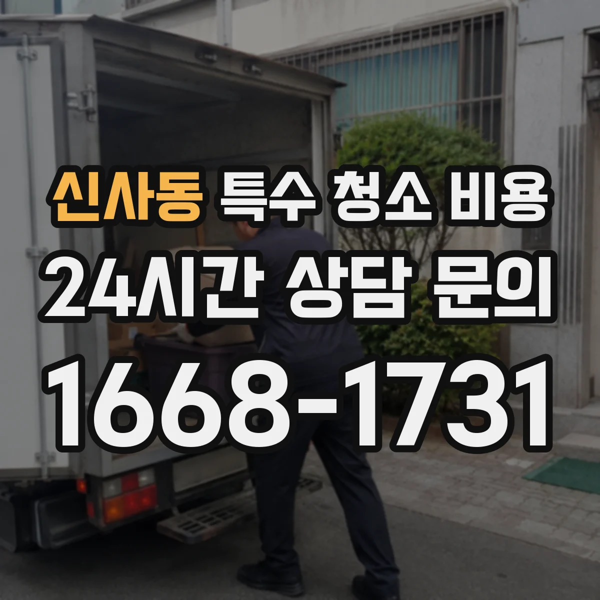 신사동 특수 청소 비용