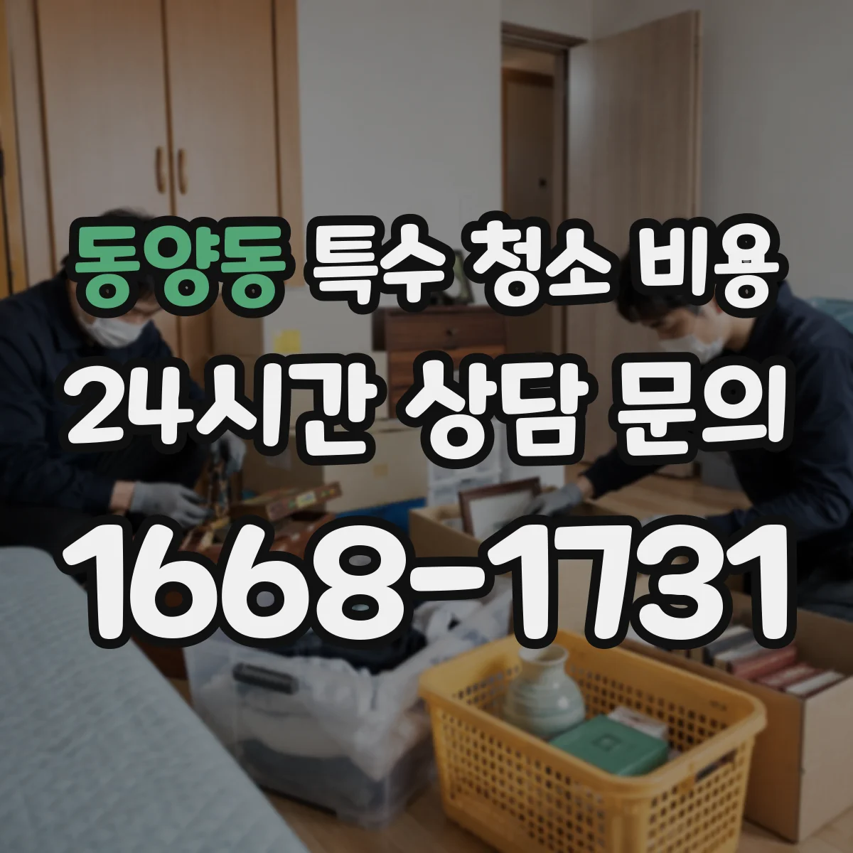 동양동 특수 청소 비용
