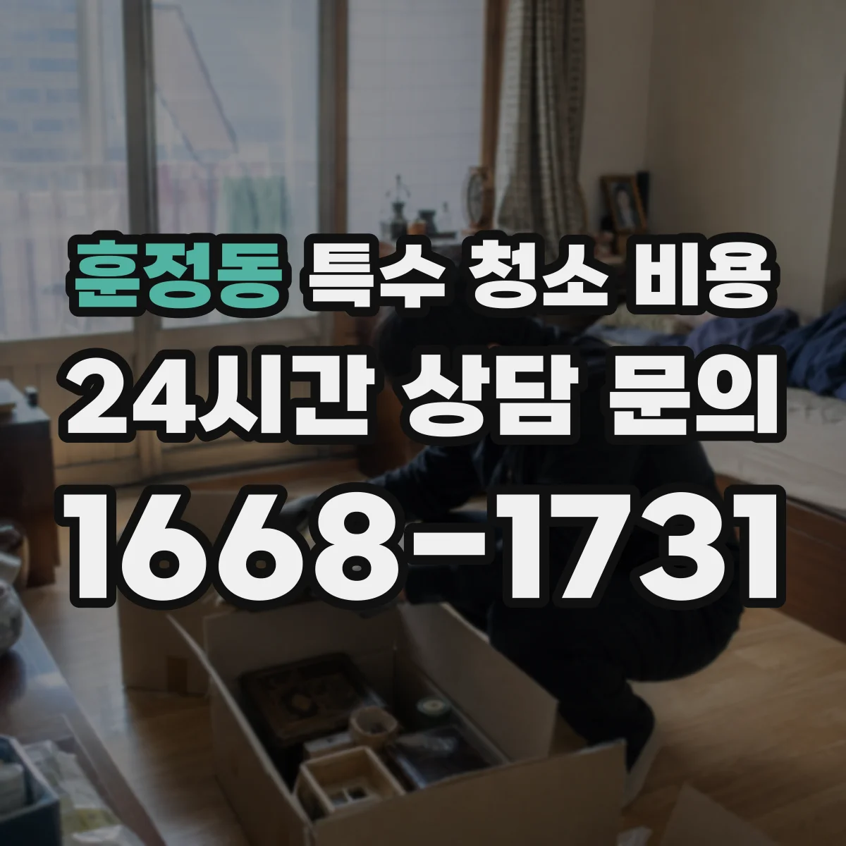 훈정동 특수 청소 비용