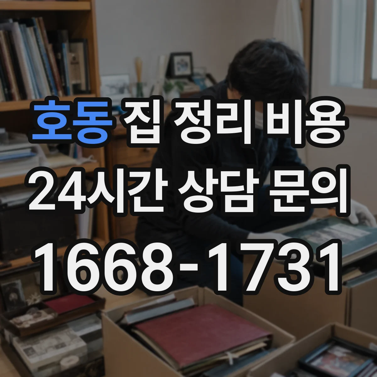 호동 집 정리 비용