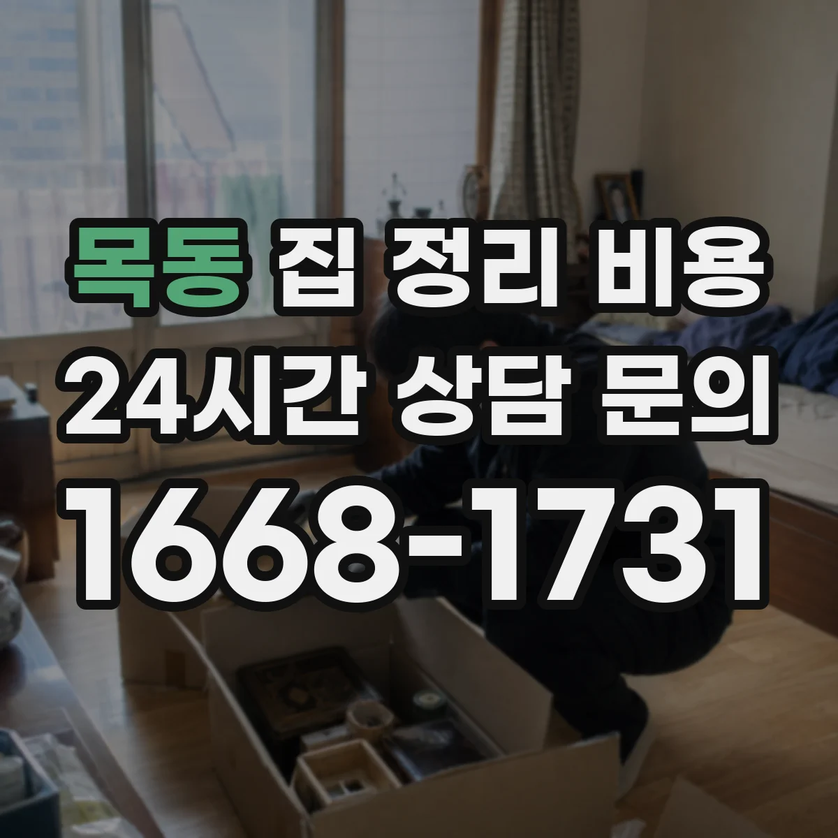 목동 집 정리 비용