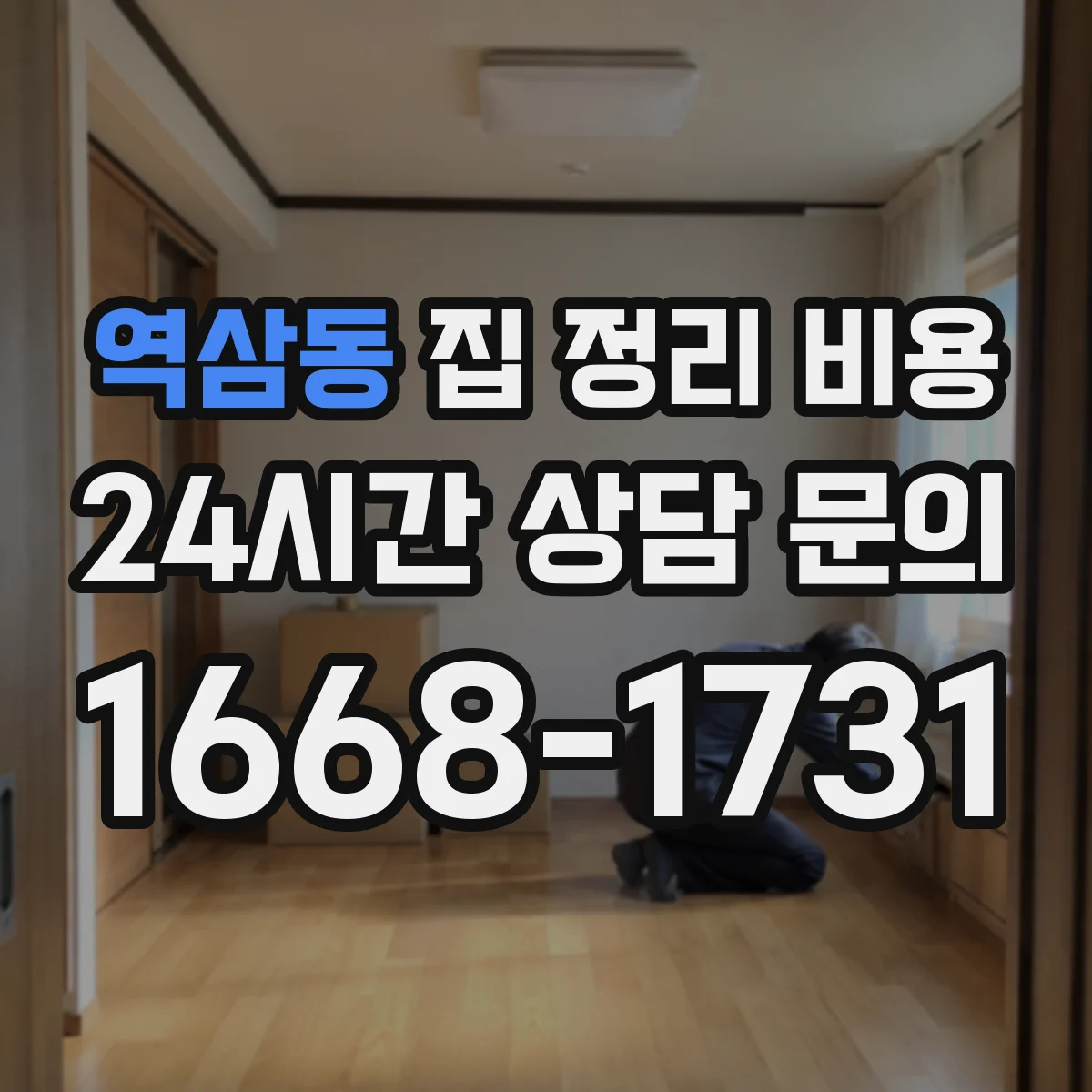 역삼동 집 정리 비용