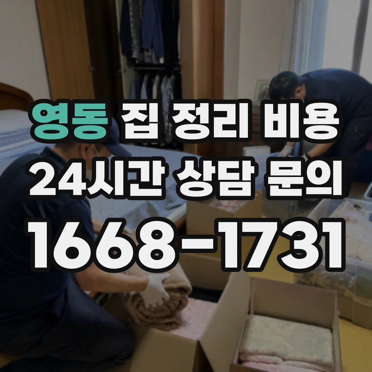 영동 집 정리 비용