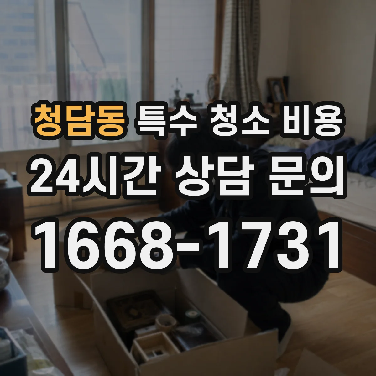 청담동 특수 청소 비용