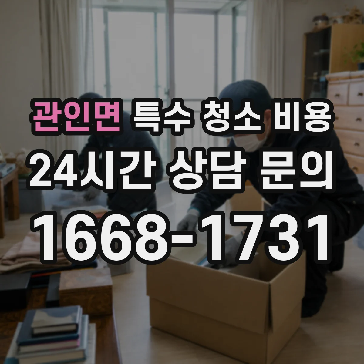 관인면 특수 청소 비용