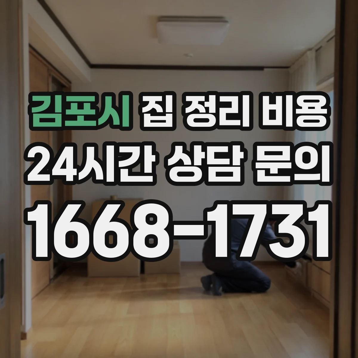 김포시 집 정리 비용