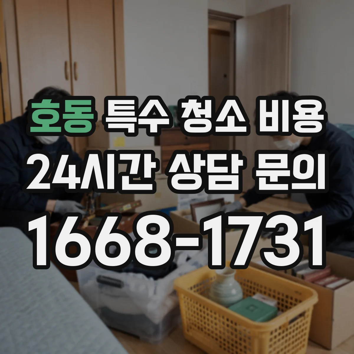 호동 특수 청소 비용