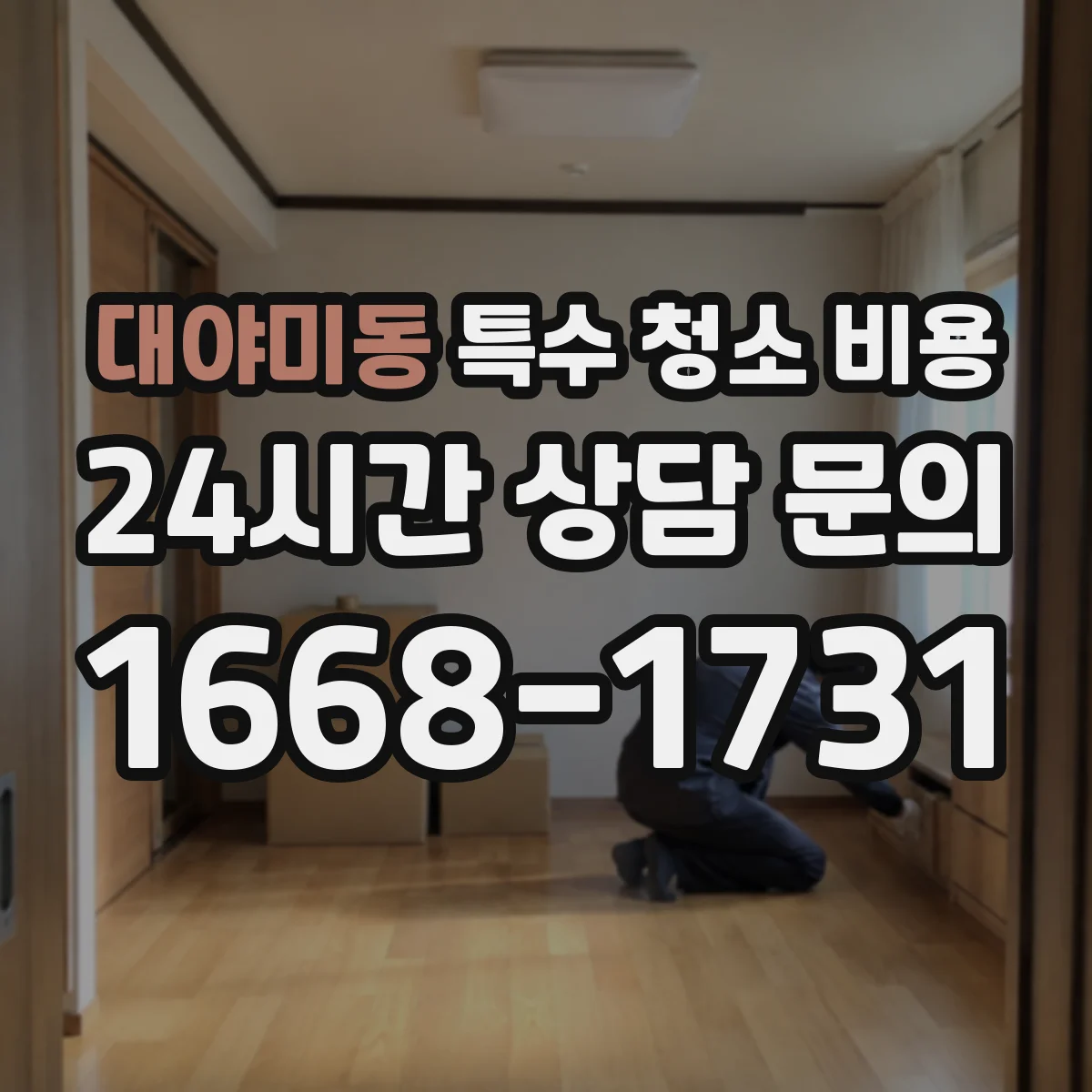 대야미동 특수 청소 비용
