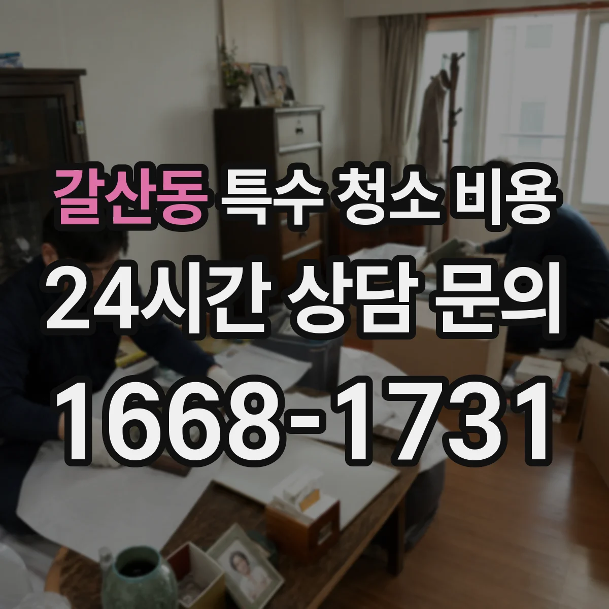 갈산동 특수 청소 비용