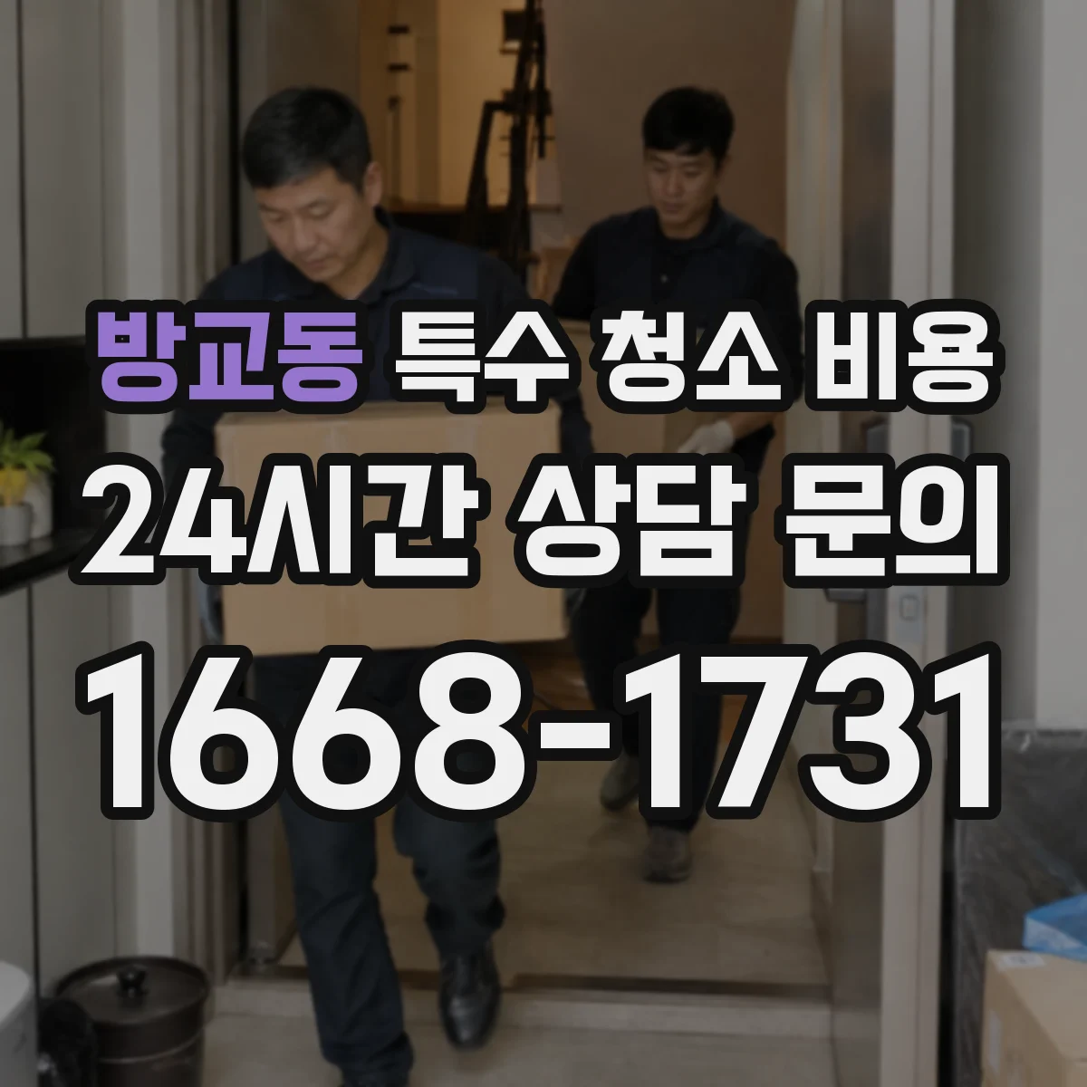 방교동 특수 청소 비용