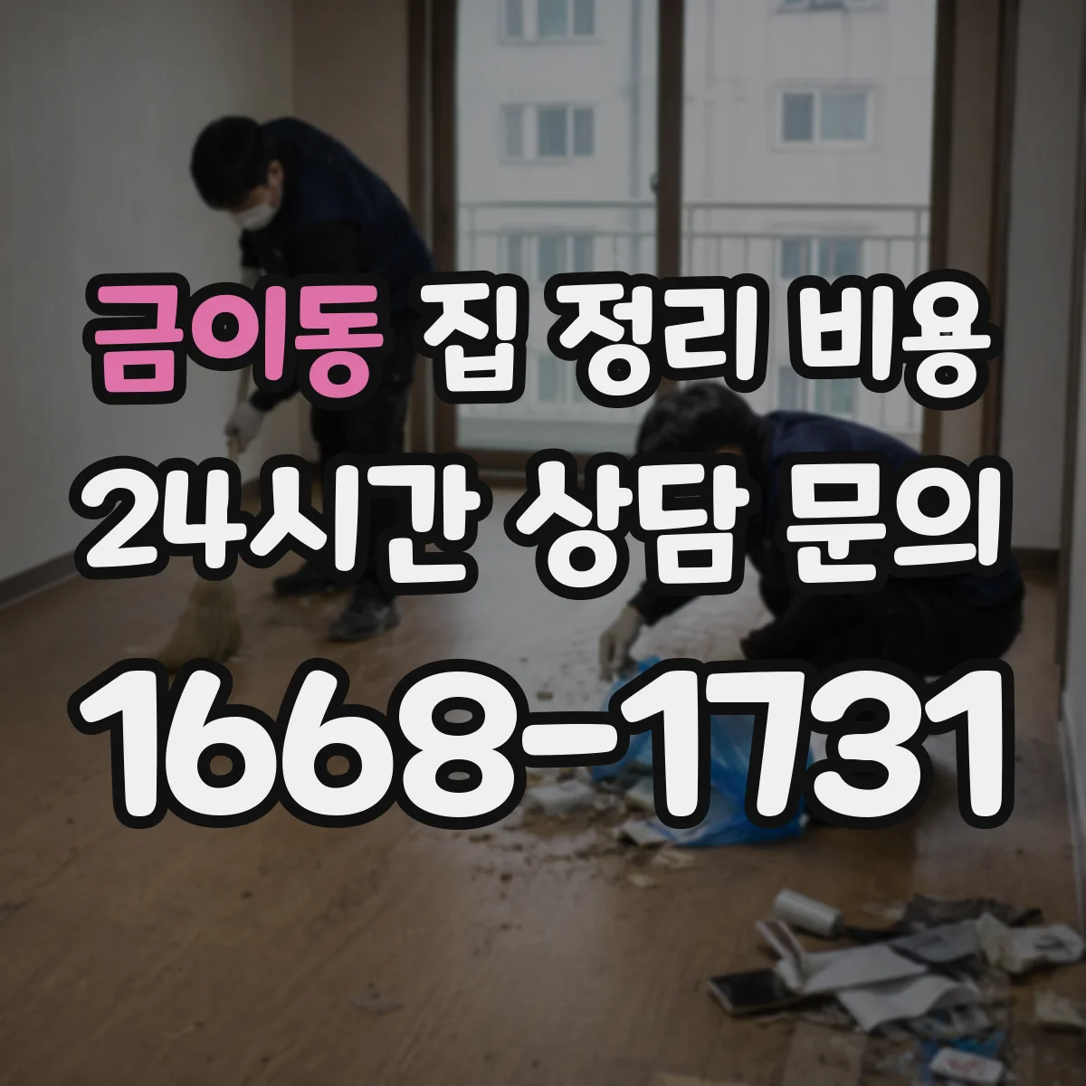 금이동 집 정리 비용