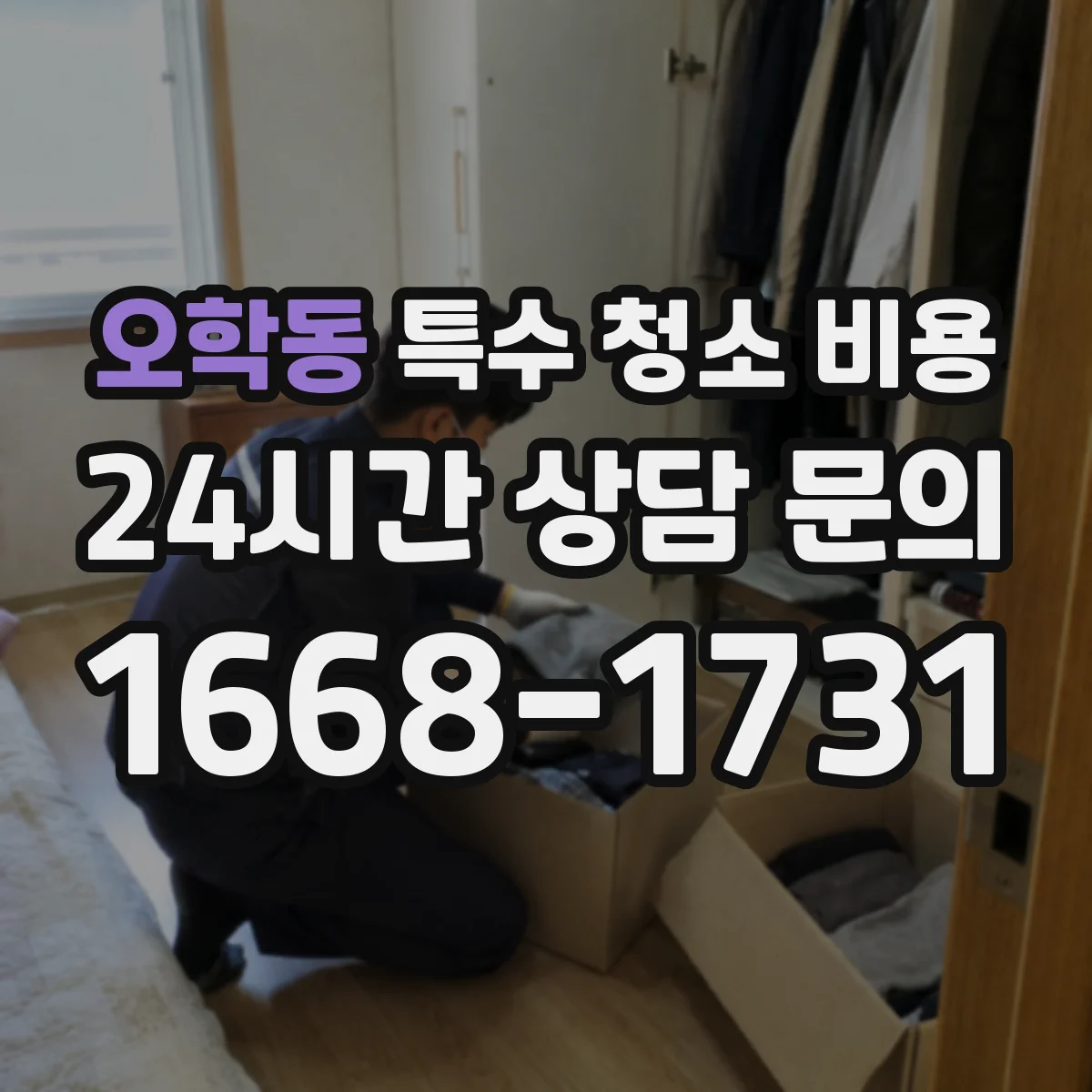 오학동 특수 청소 비용