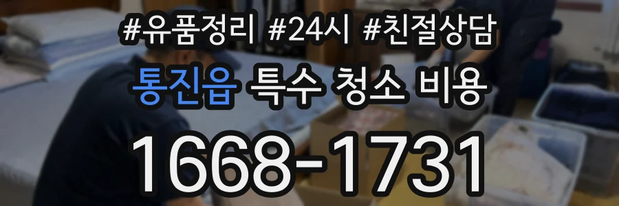 통진읍 특수 청소 비용