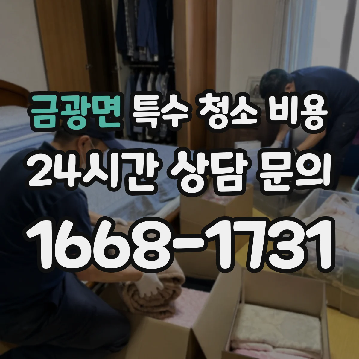 금광면 특수 청소 비용