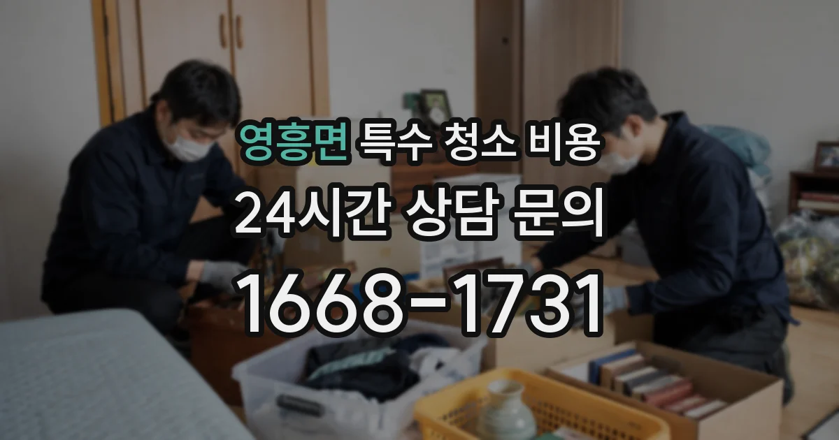 영흥면 특수 청소 비용