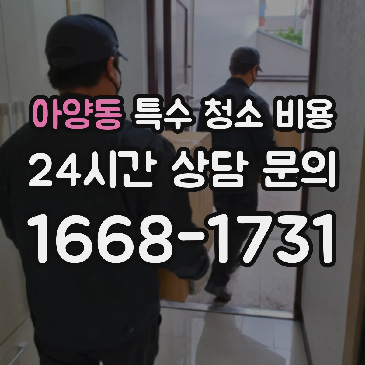 아양동 특수 청소 비용