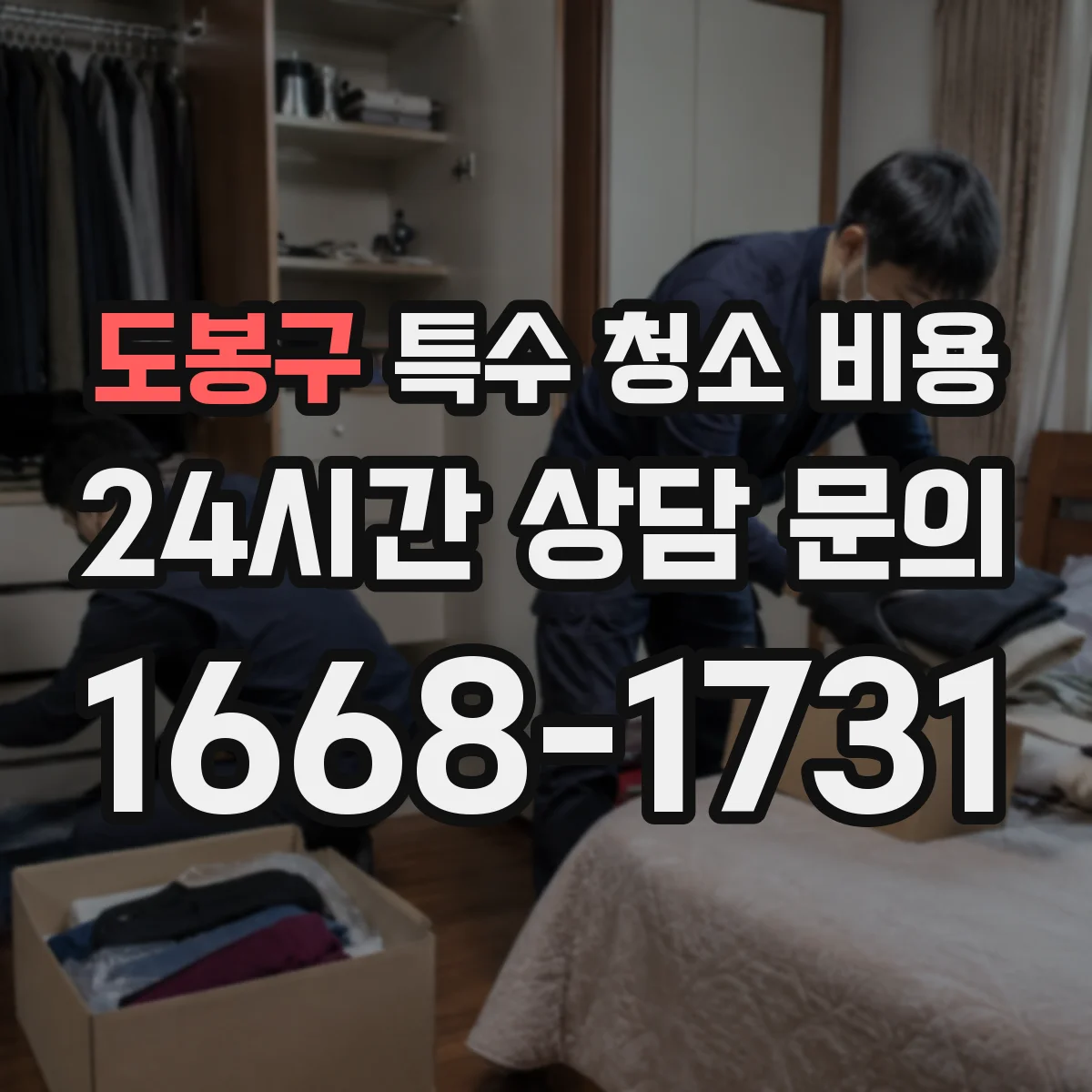 도봉구 특수 청소 비용