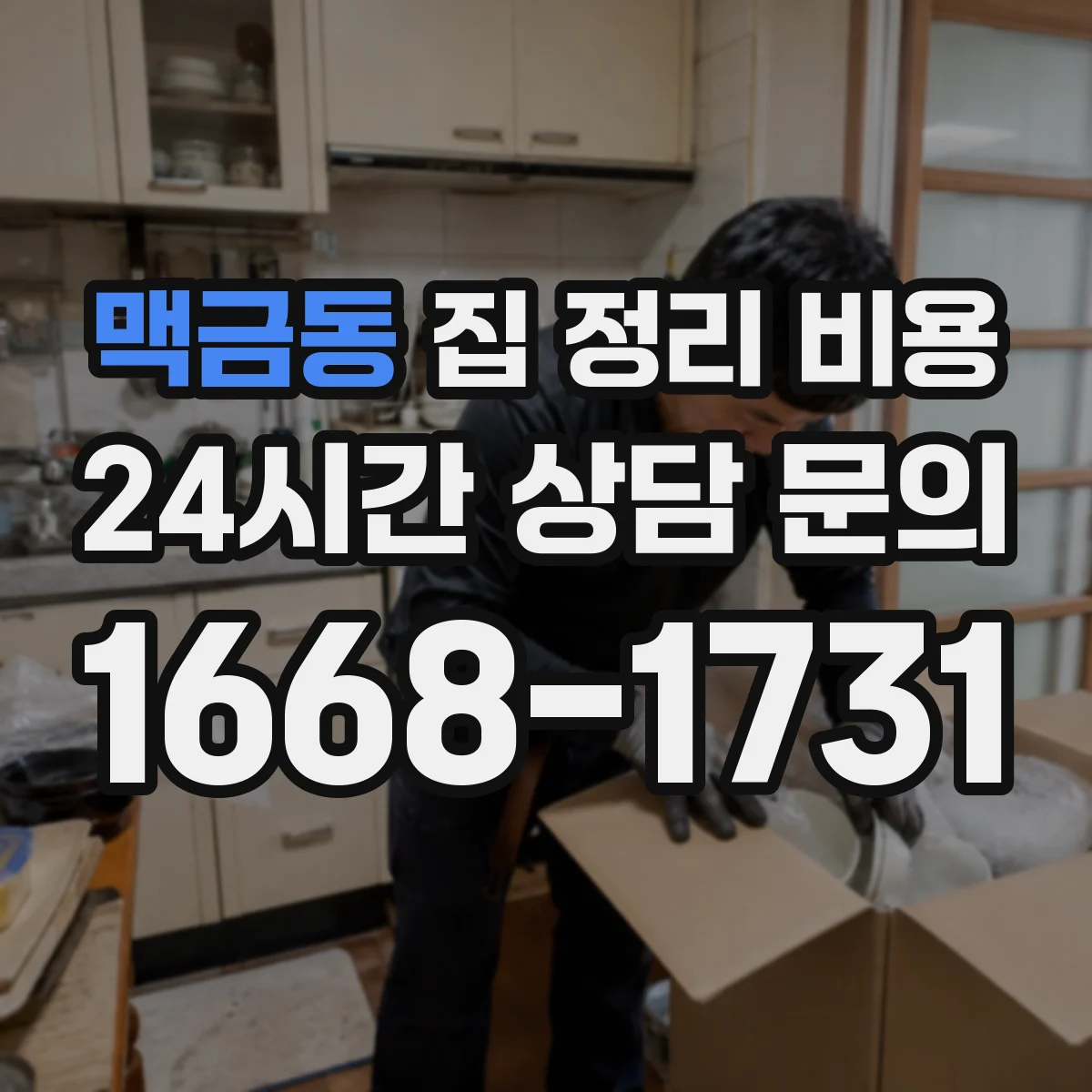 맥금동 집 정리 비용