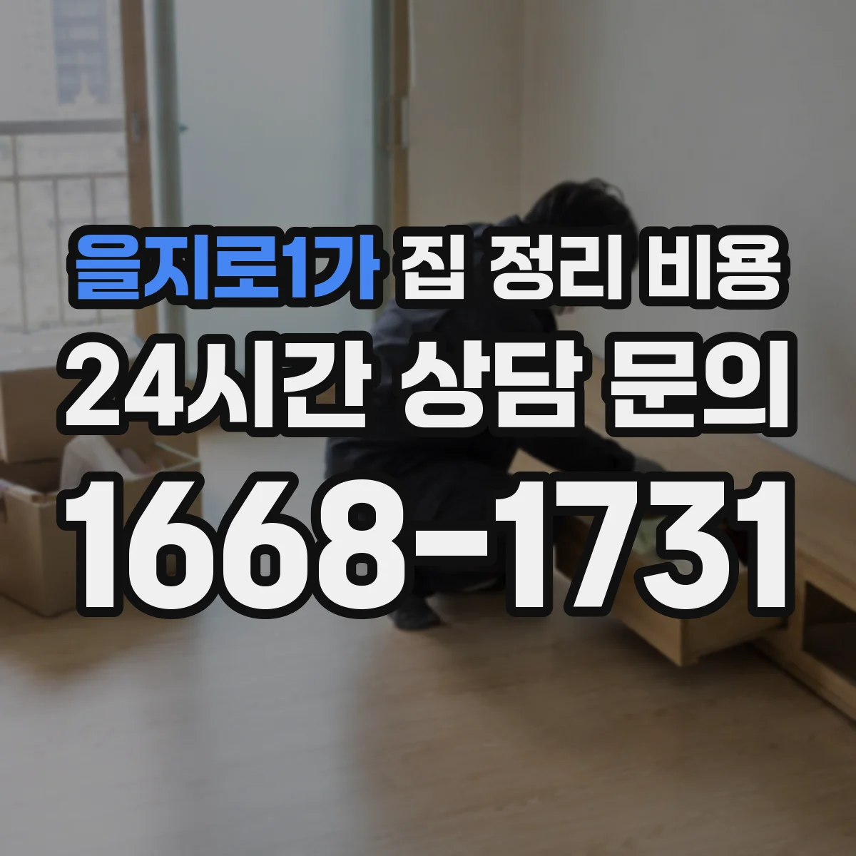 을지로1가 집 정리 비용