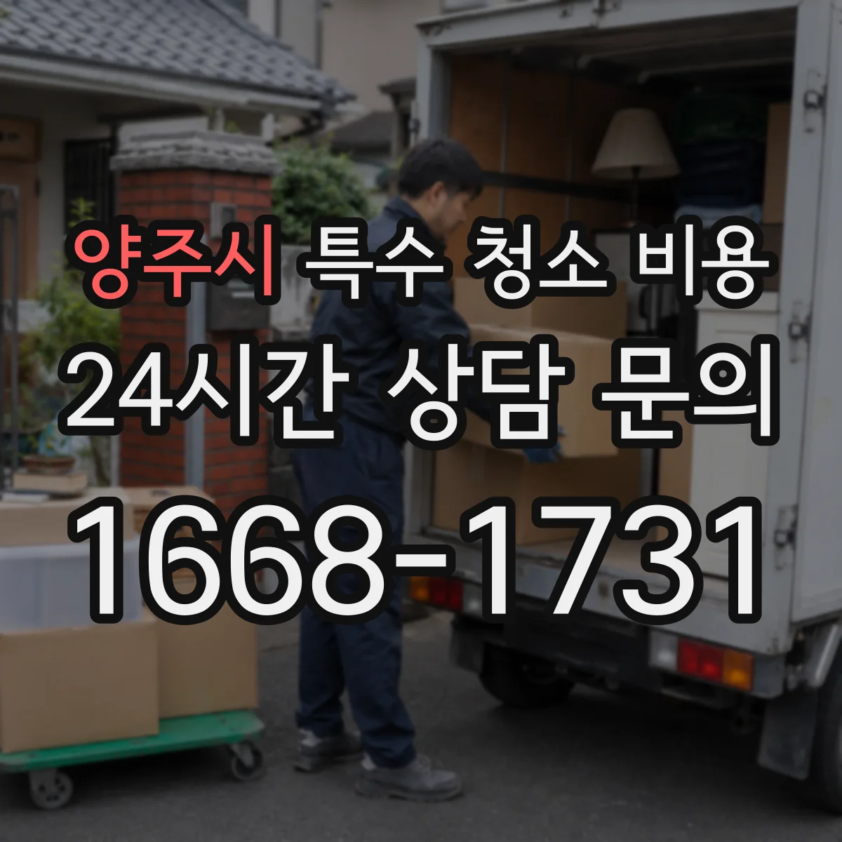 양주시 특수 청소 비용