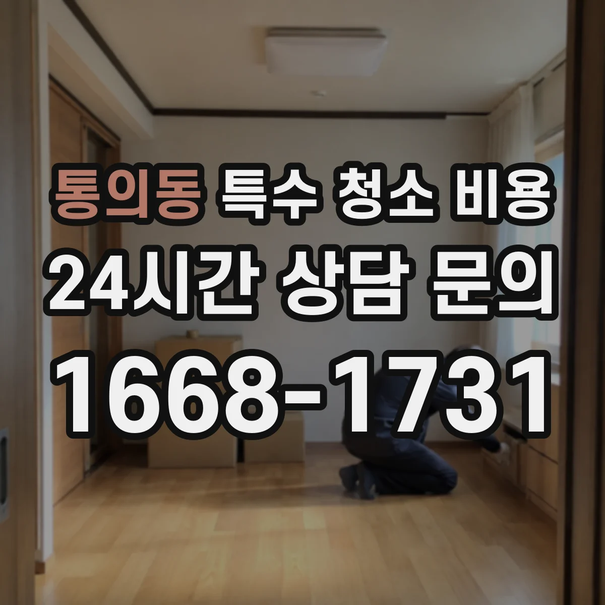 통의동 특수 청소 비용