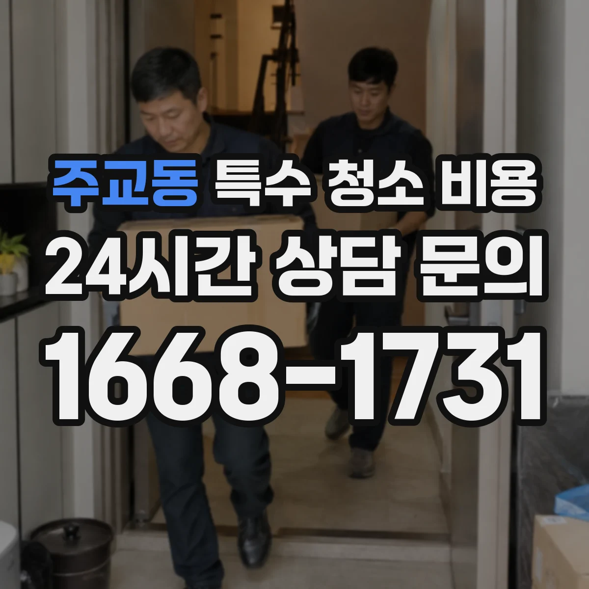 주교동 특수 청소 비용