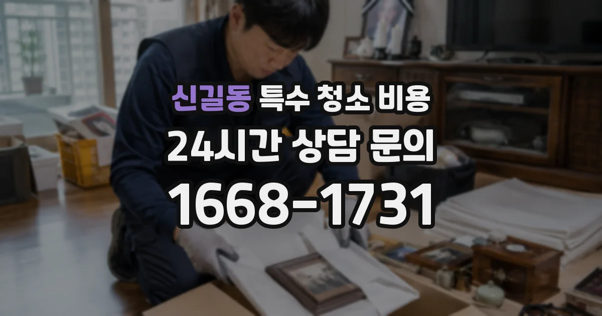 신길동 특수 청소 비용