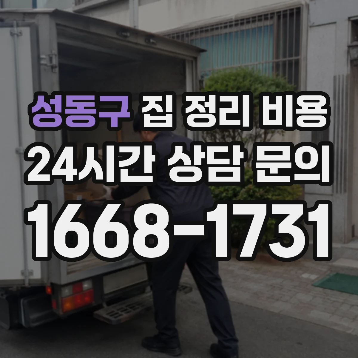 성동구 집 정리 비용