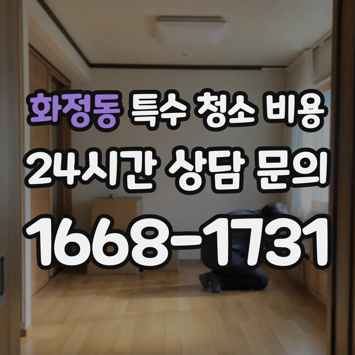 화정동 특수 청소 비용