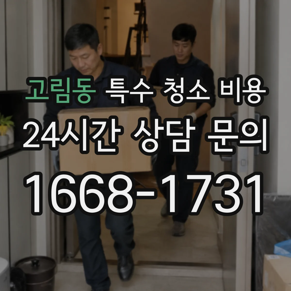 고림동 특수 청소 비용