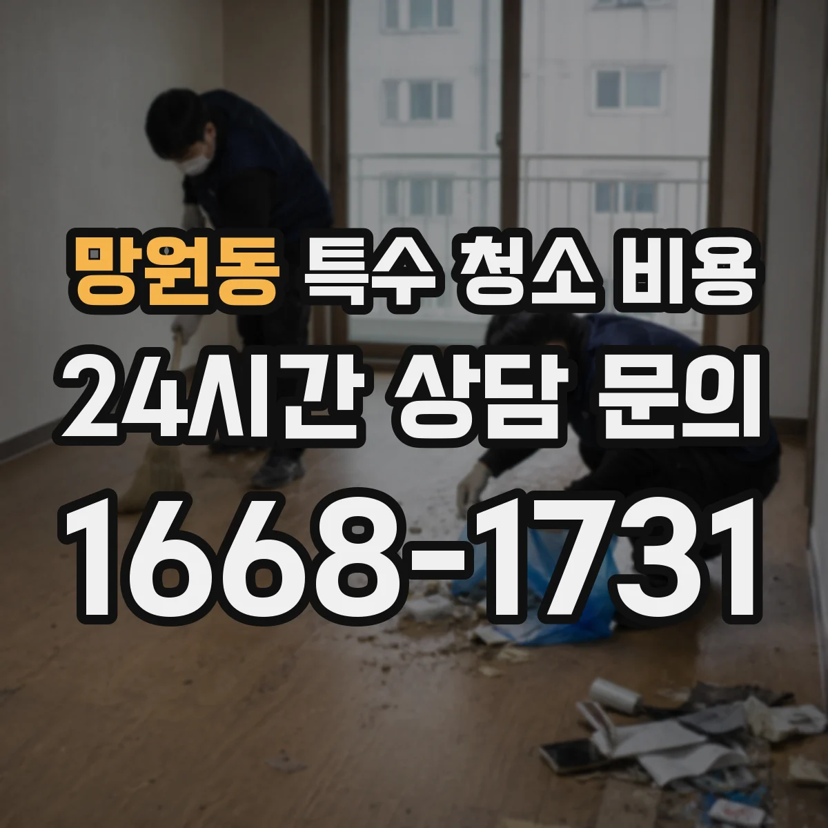 망원동 특수 청소 비용