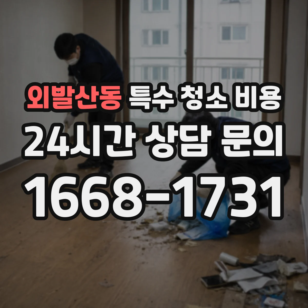 외발산동 특수 청소 비용