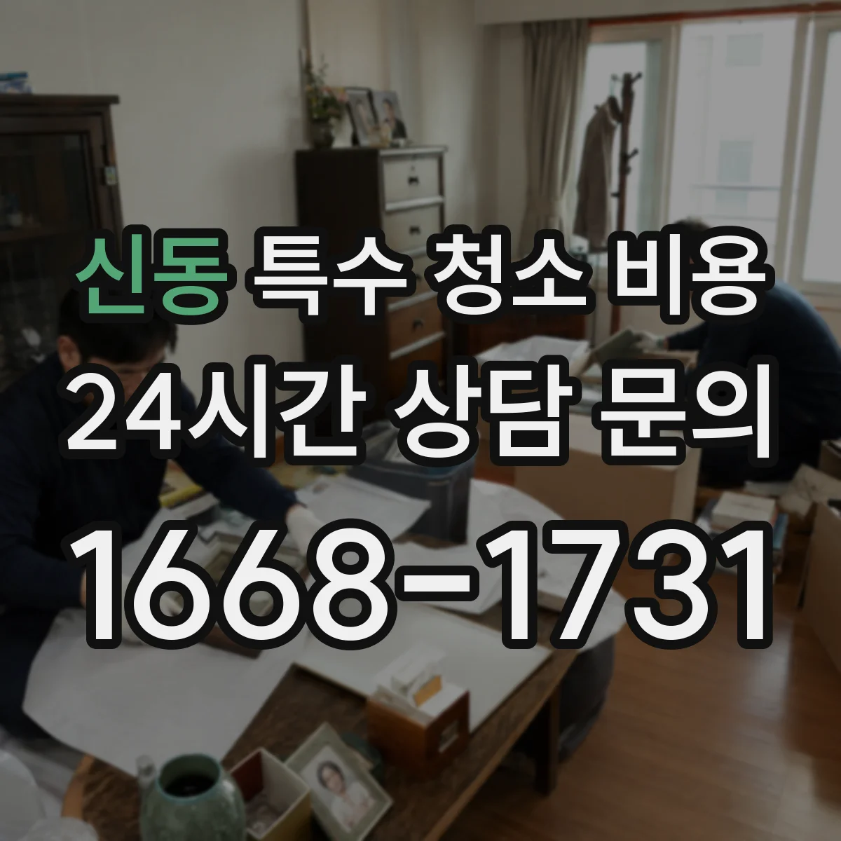신동 특수 청소 비용