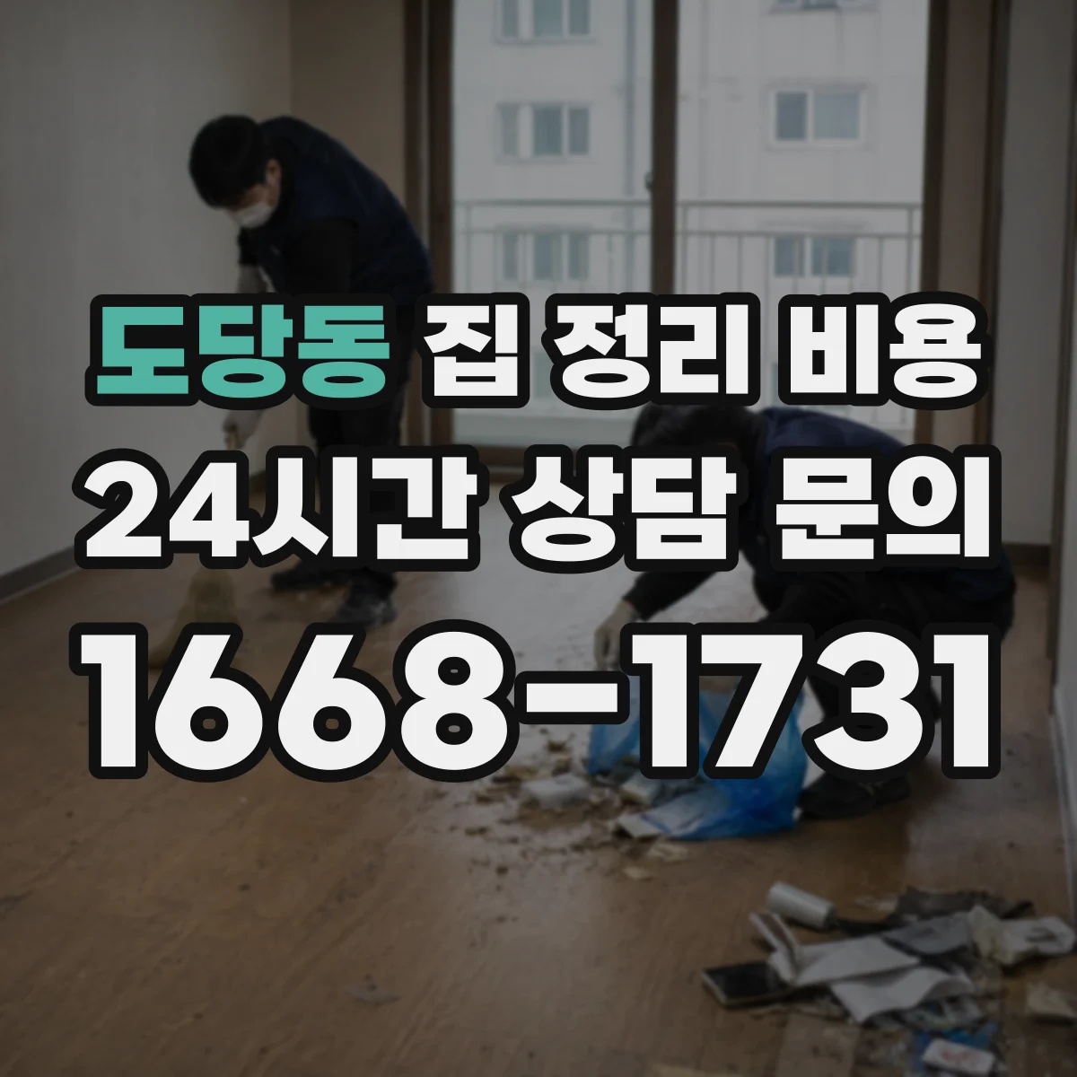 도당동 집 정리 비용