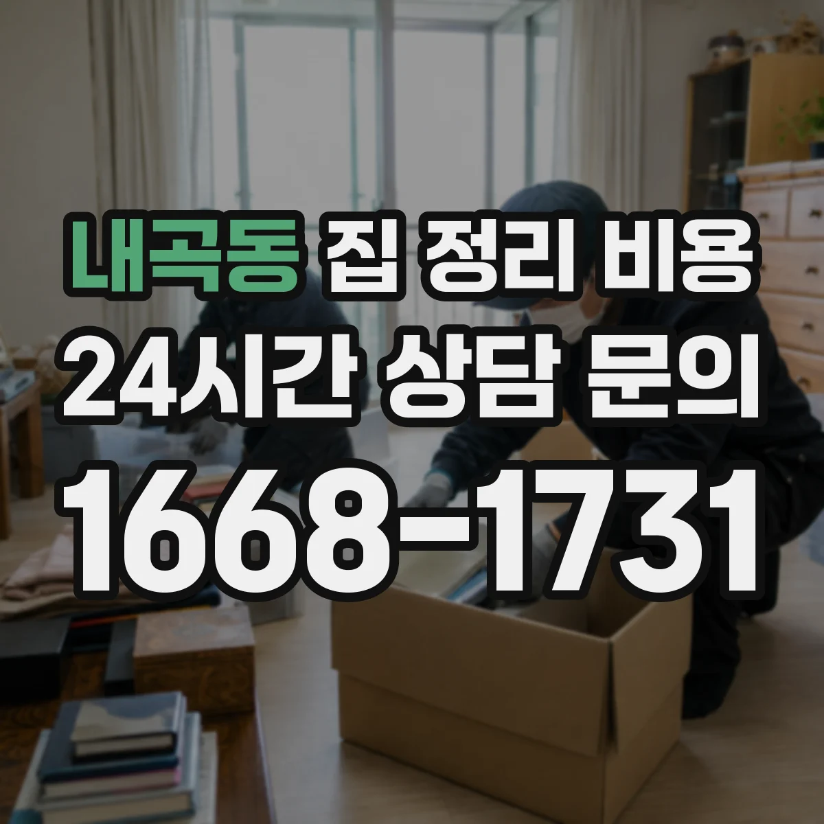내곡동 집 정리 비용