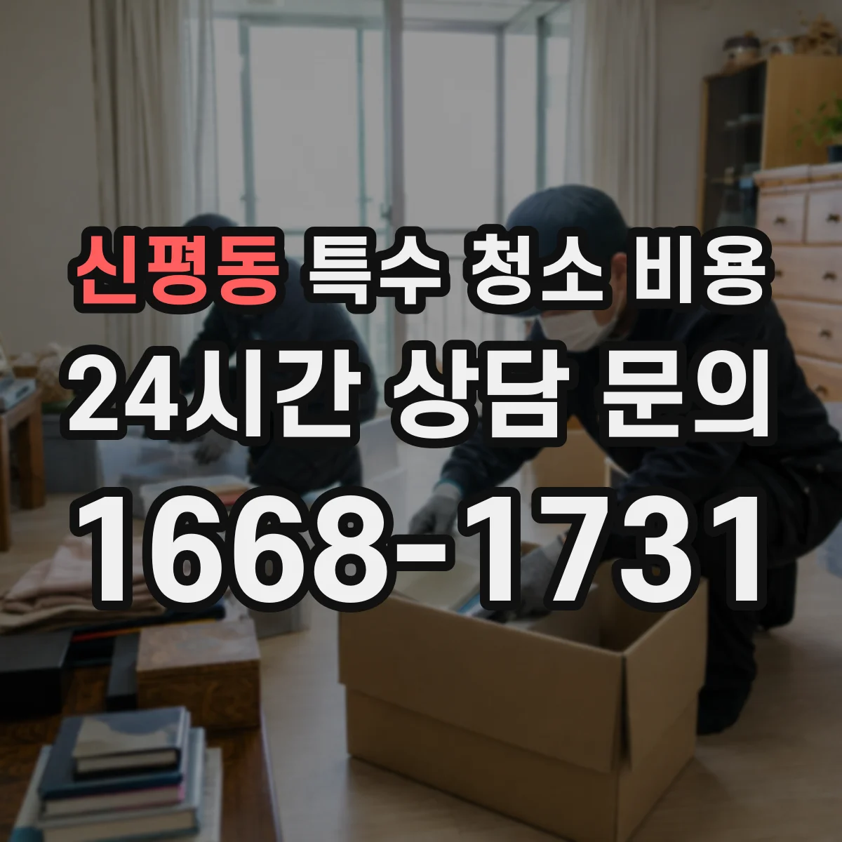 신평동 특수 청소 비용