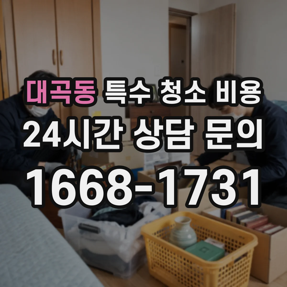 대곡동 특수 청소 비용