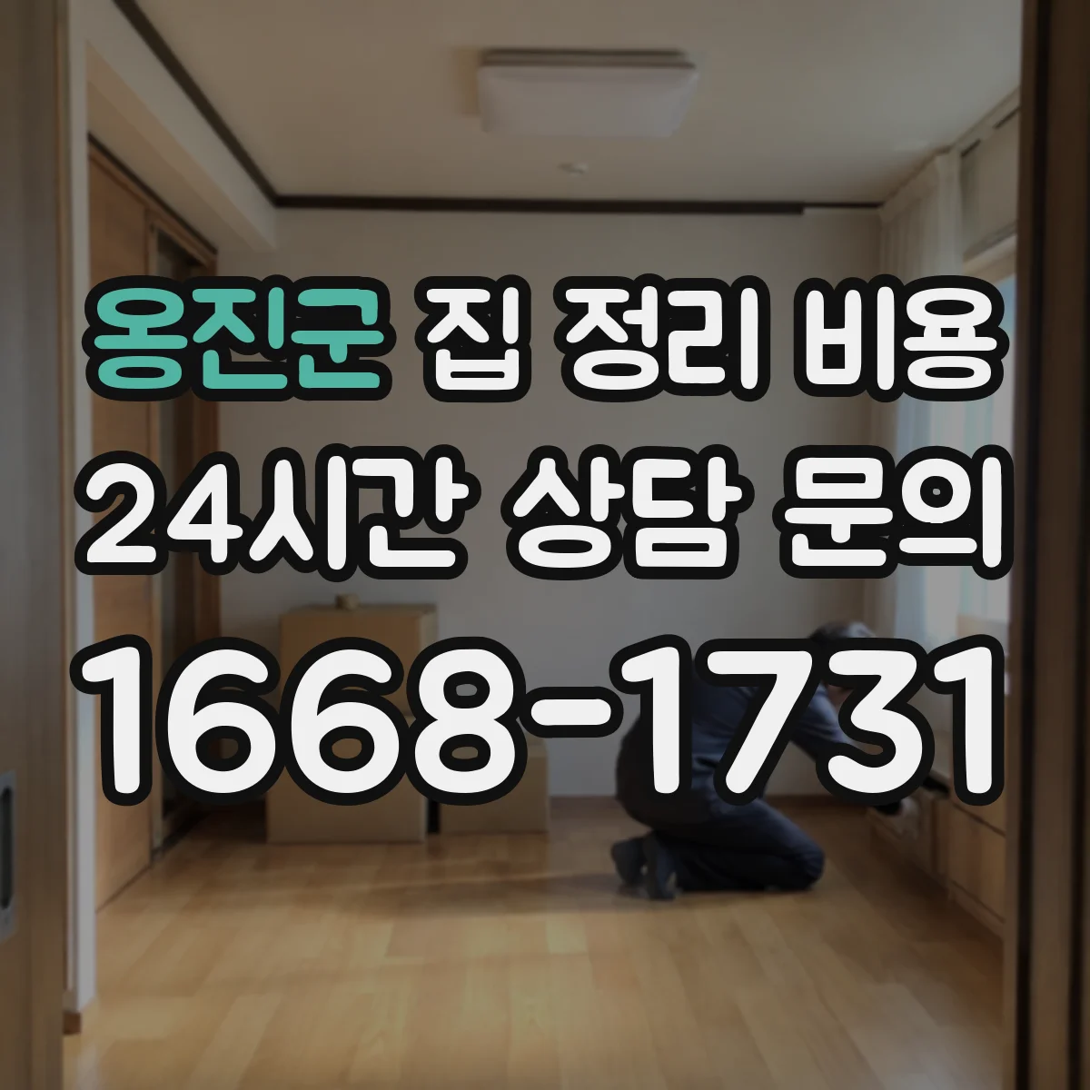 옹진군 집 정리 비용