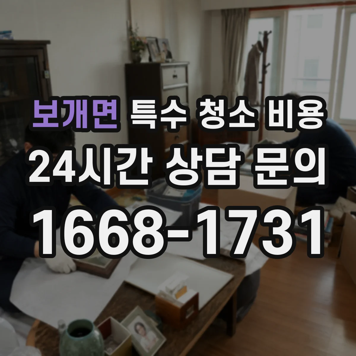 보개면 특수 청소 비용