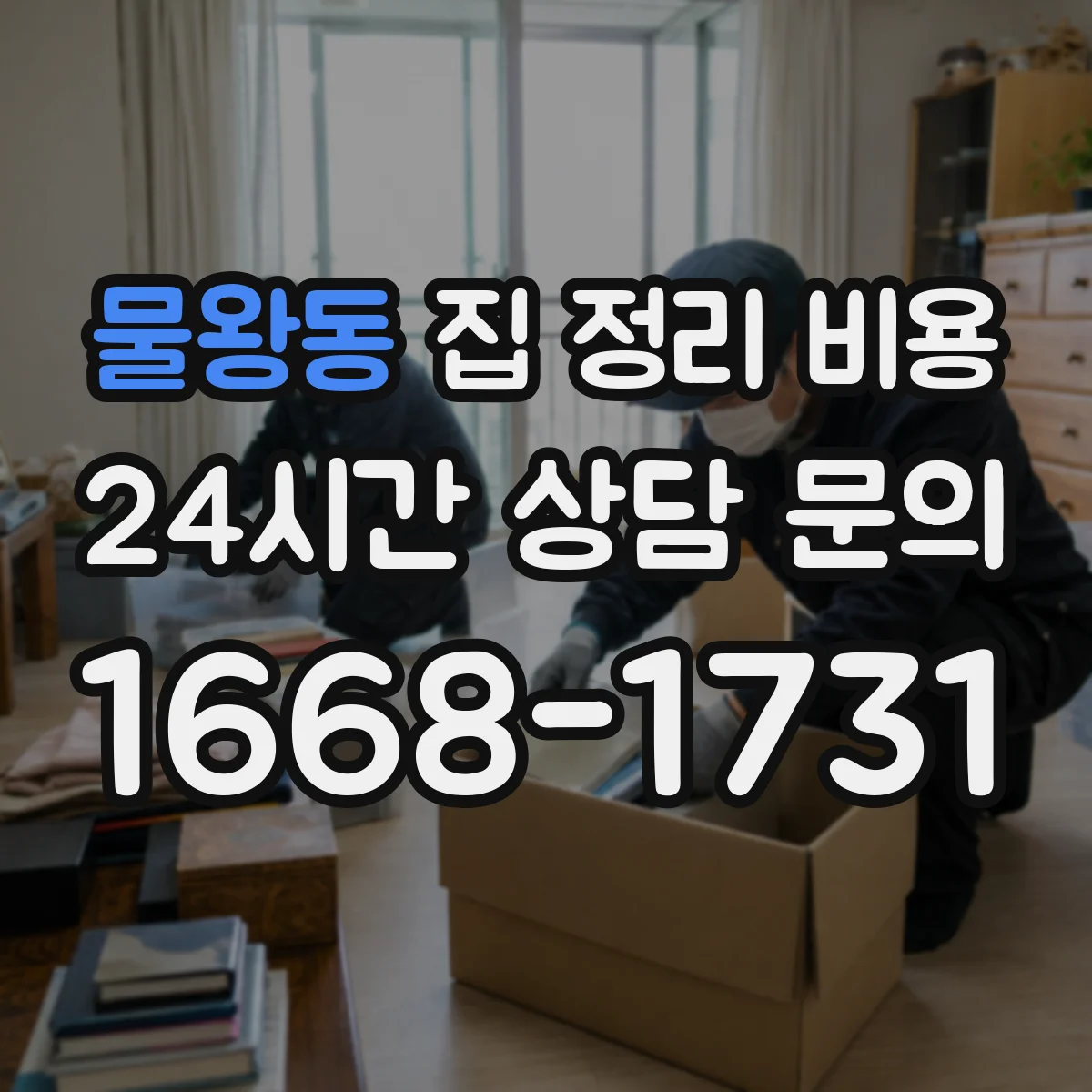 물왕동 집 정리 비용