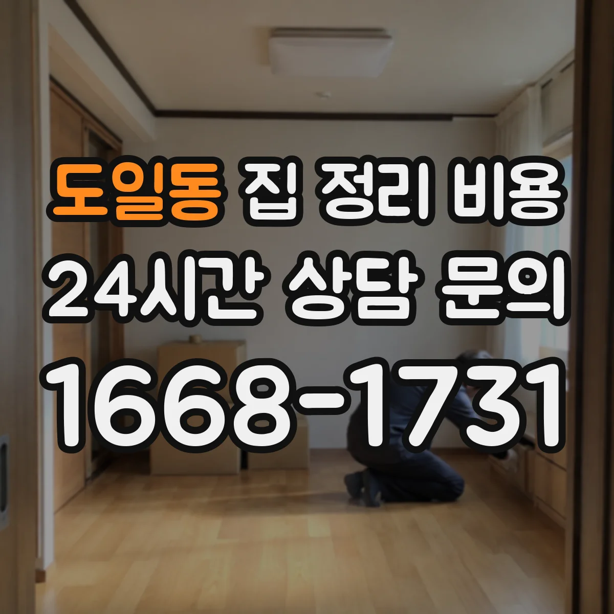 도일동 집 정리 비용