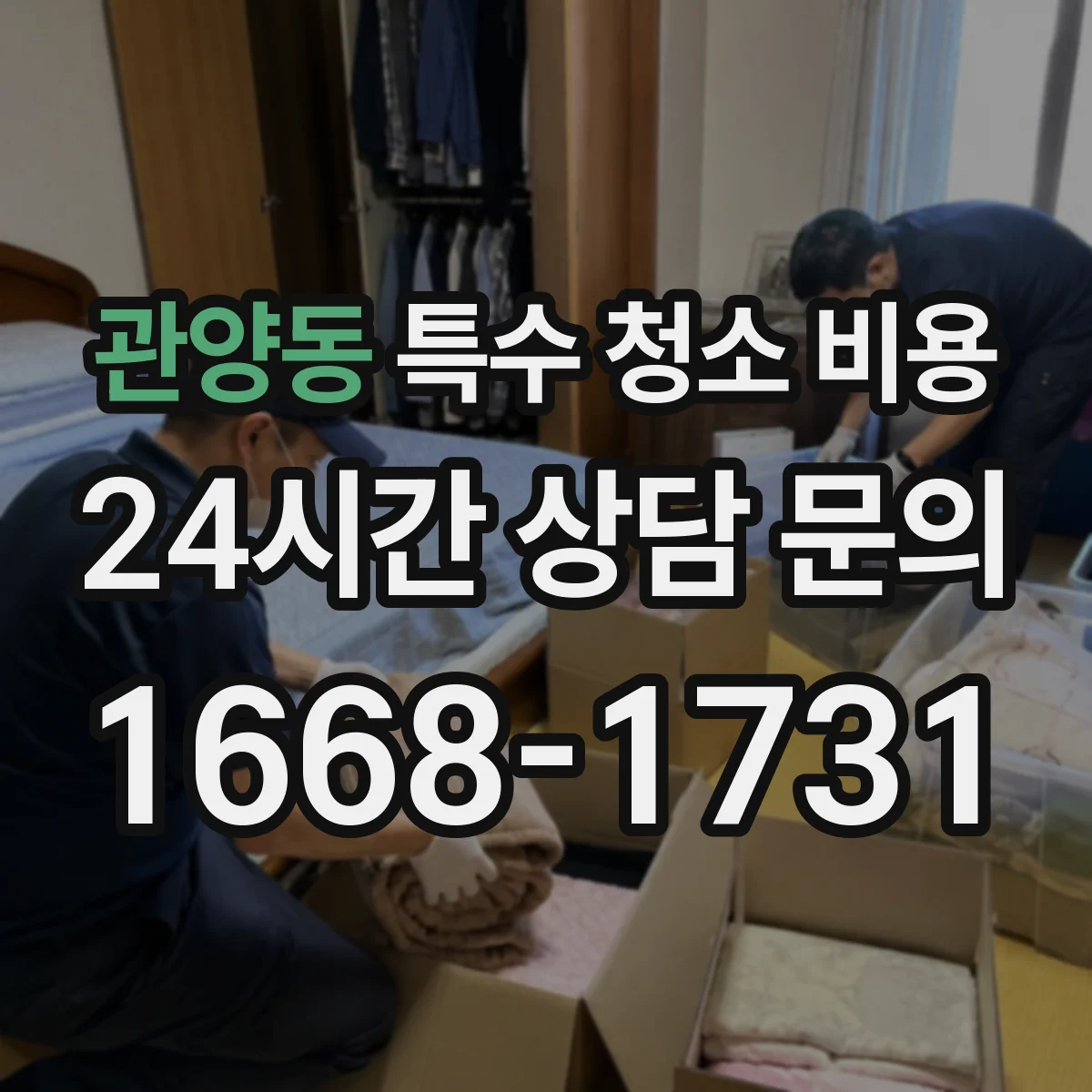 관양동 특수 청소 비용