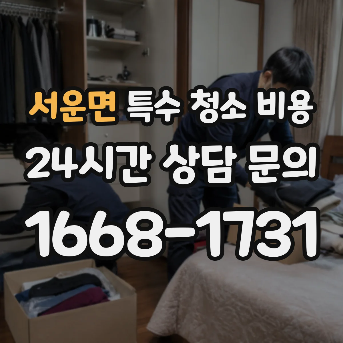 서운면 특수 청소 비용