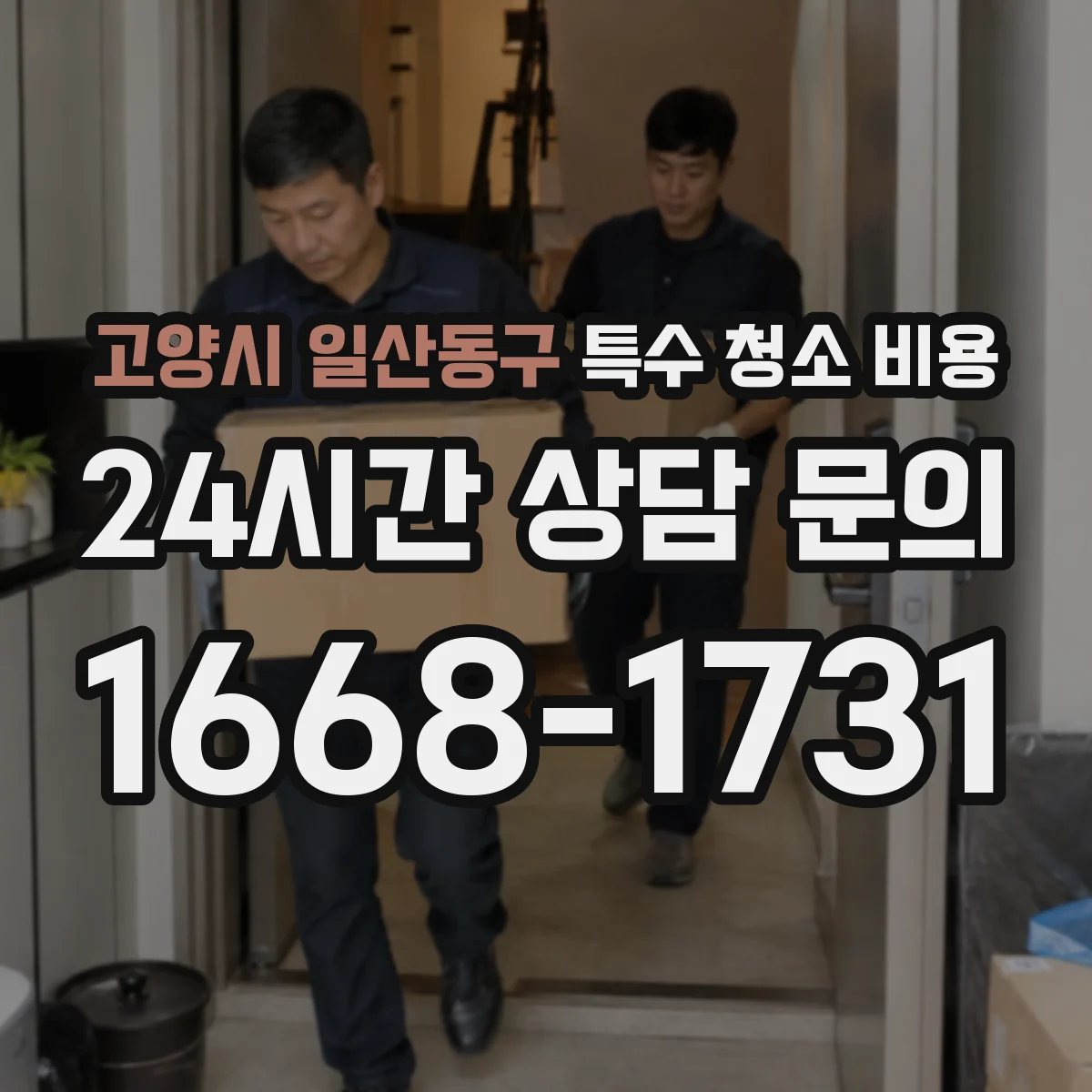 고양시 일산동구 특수 청소 비용