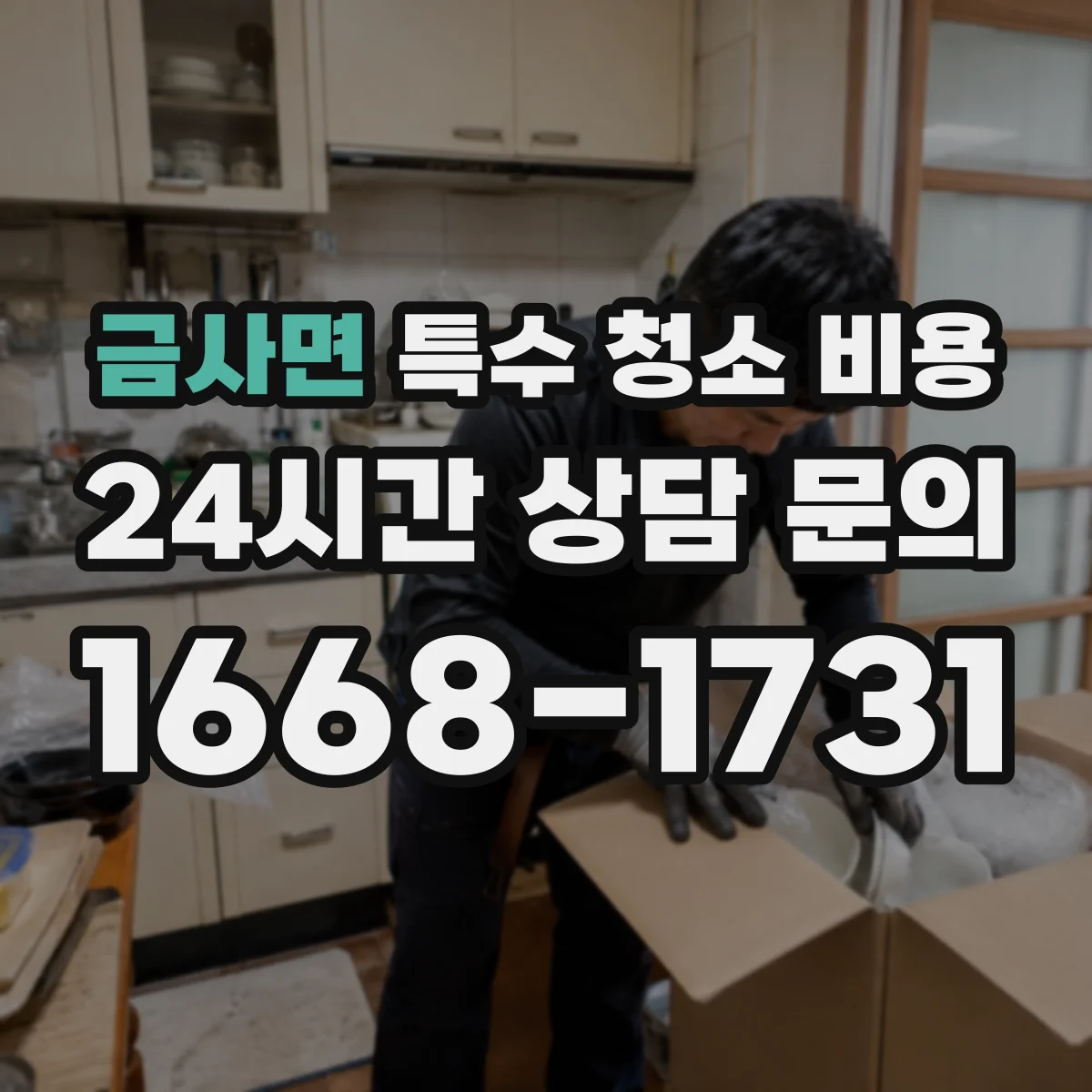 금사면 특수 청소 비용
