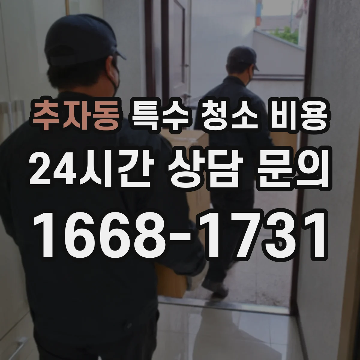 추자동 특수 청소 비용