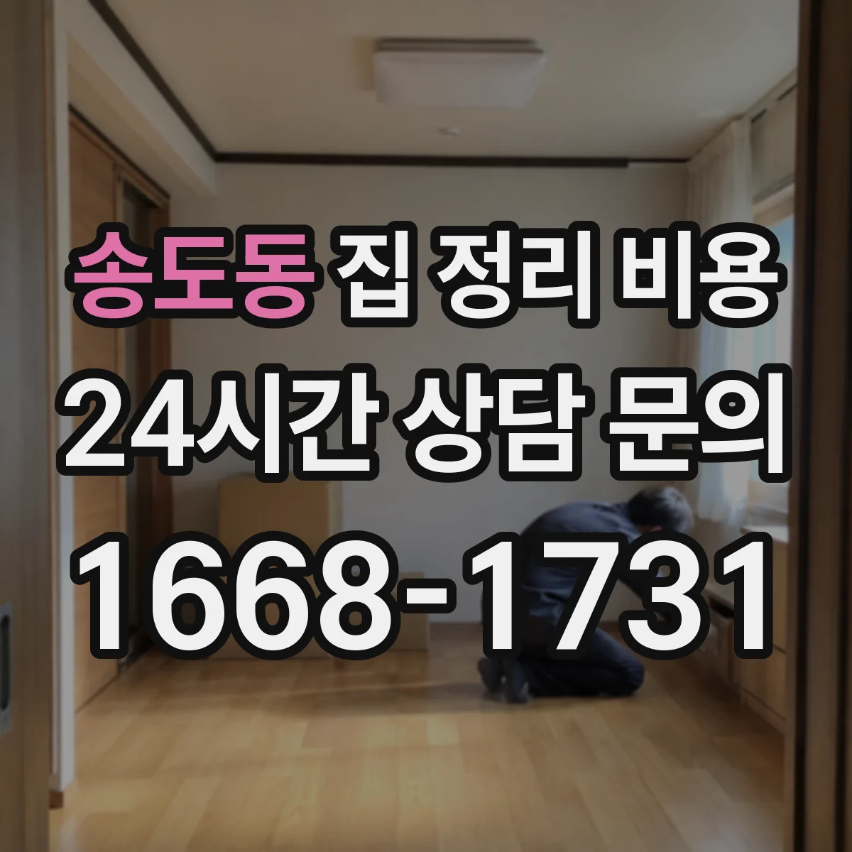 송도동 집 정리 비용
