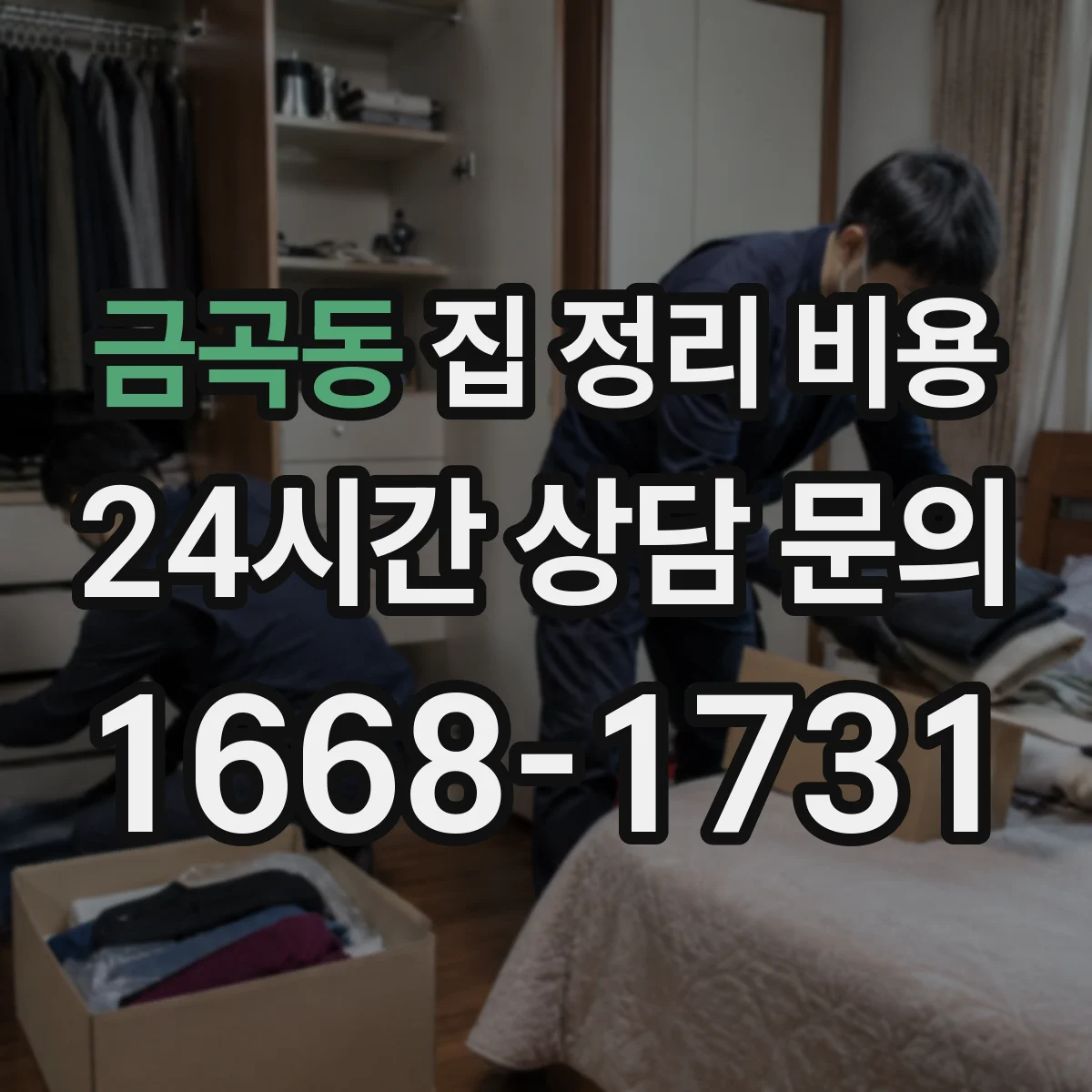 금곡동 집 정리 비용