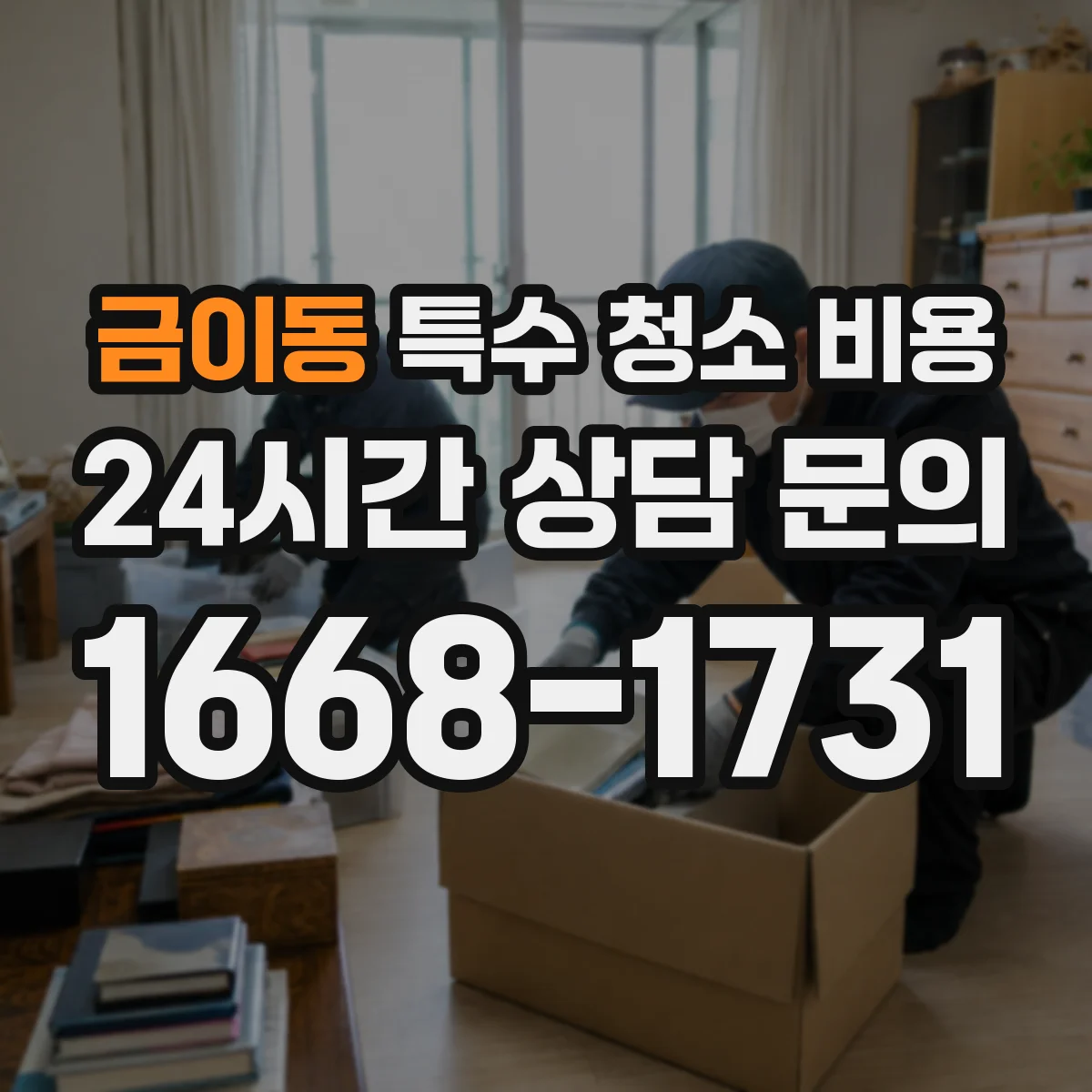 금이동 특수 청소 비용